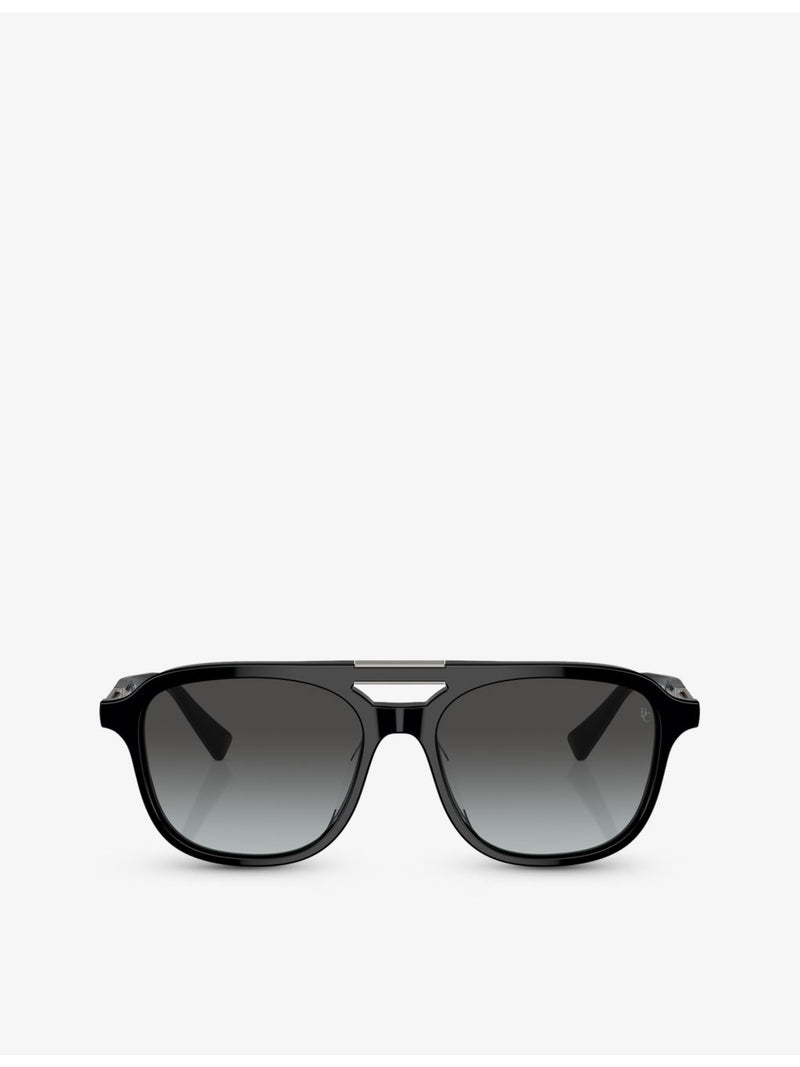 Brunello Cucinelli BC4001S square-frame acetate sunglasses, imported from the UK