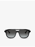 Brunello Cucinelli BC4001S square-frame acetate sunglasses, imported from the UK
