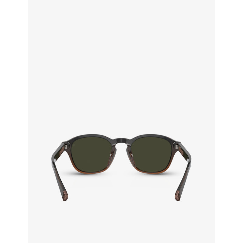 Brunello Cucinelli round-frame acetate sunglasses BC4006S (British brand)