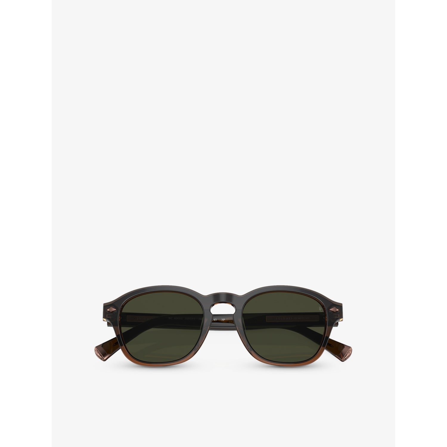 Brunello Cucinelli round-frame acetate sunglasses BC4006S (British brand)