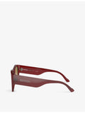 Ferrari FH2003U square-frame acetate sunglasses, British product