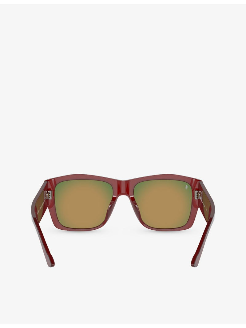 Ferrari FH2003U square-frame acetate sunglasses, British product