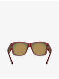 Ferrari FH2003U square-frame acetate sunglasses, British product