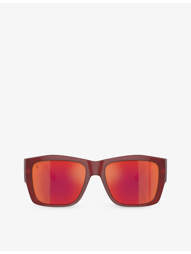 Ferrari FH2003U square-frame acetate sunglasses, British product