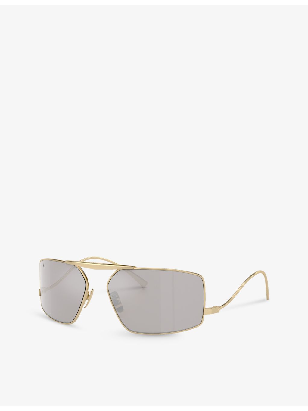Ferrari FH1008 metal sunglasses with irregular frame, (British brand)