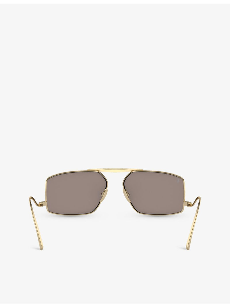Ferrari FH1008 metal sunglasses with irregular frame, (British brand)