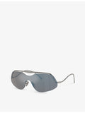 Ferrari FH1007 rectangle-frame metal sunglasses (British brand)