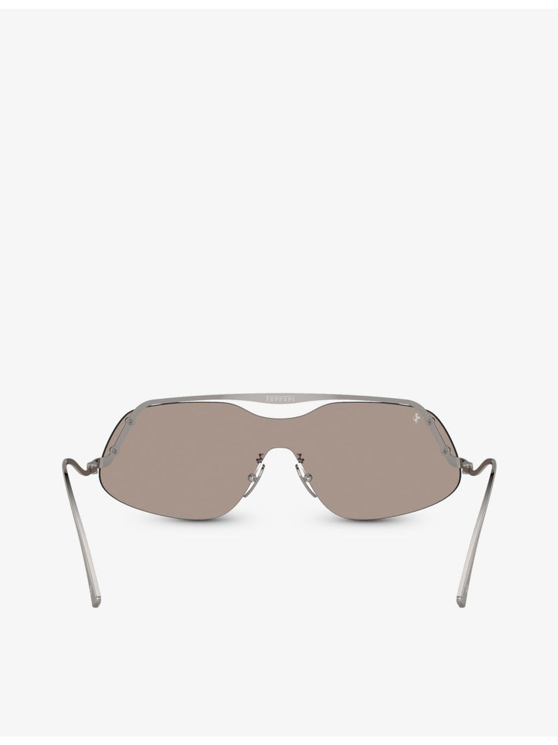 Ferrari FH1007 rectangle-frame metal sunglasses (British brand)