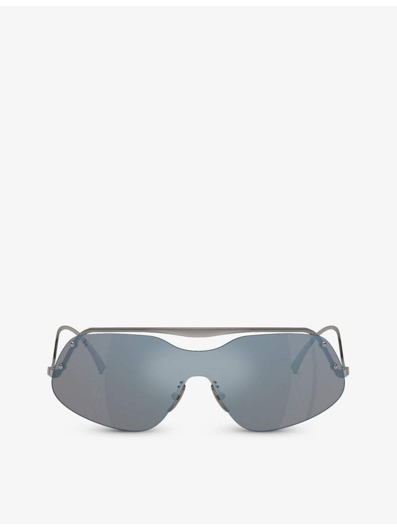 Ferrari FH1007 rectangle-frame metal sunglasses (British brand)