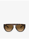 Ferrari pilot acetate sunglasses with mirrored lenses FH2005U (British brand)