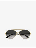 Tiffany & Co. pilot-frame steel sunglasses, imported from the UK