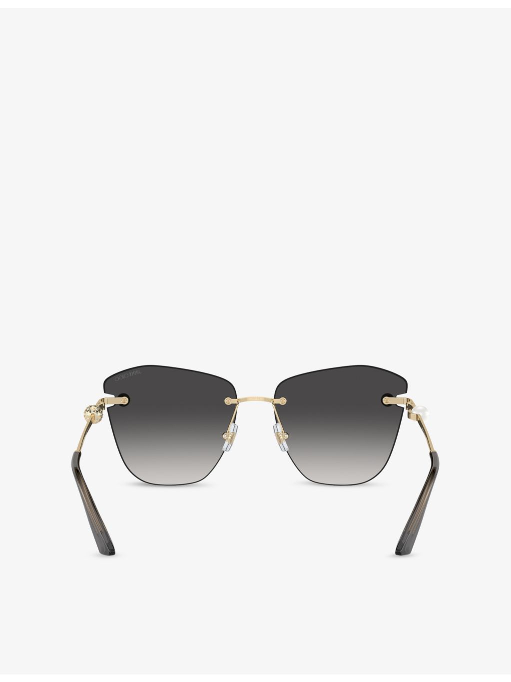 Jimmy Choo butterfly-frame metal sunglasses - British product