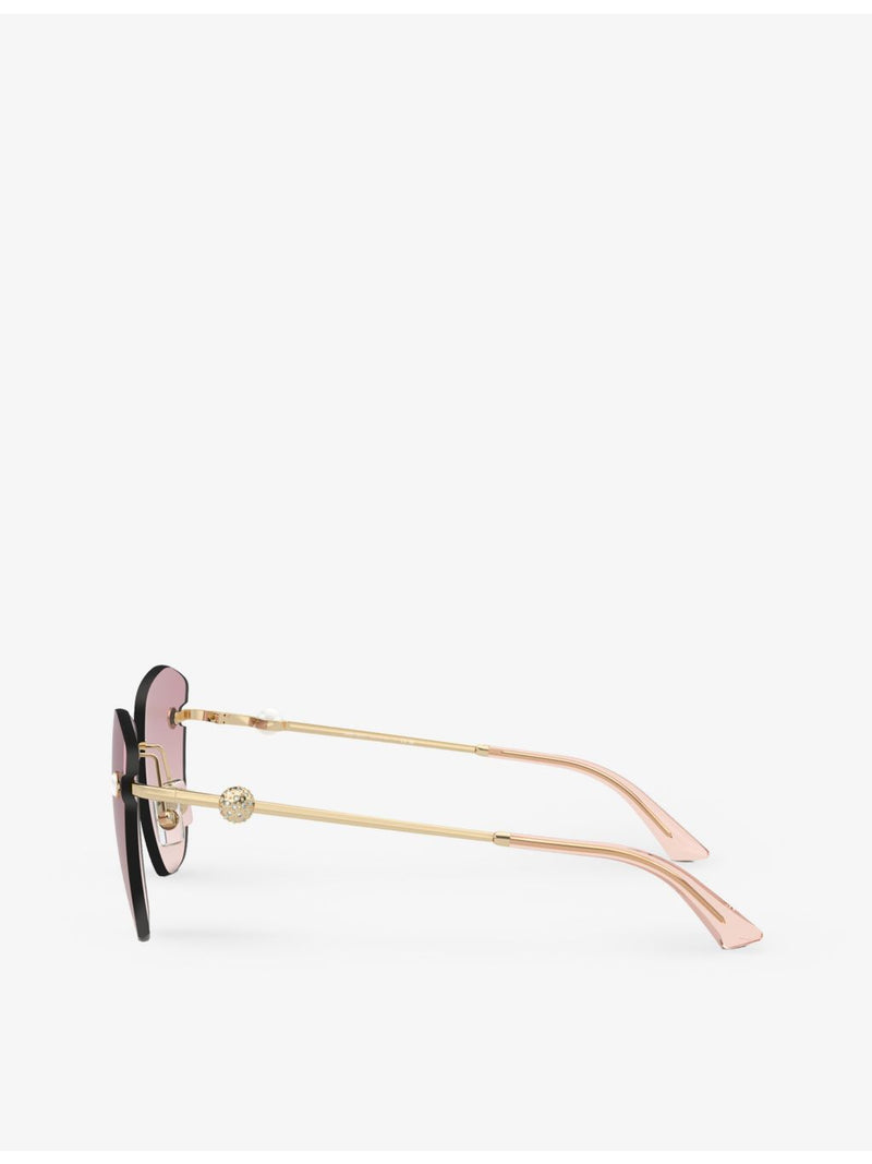Jimmy Choo square-frame metal sunglasses JC4004HB (British brand)