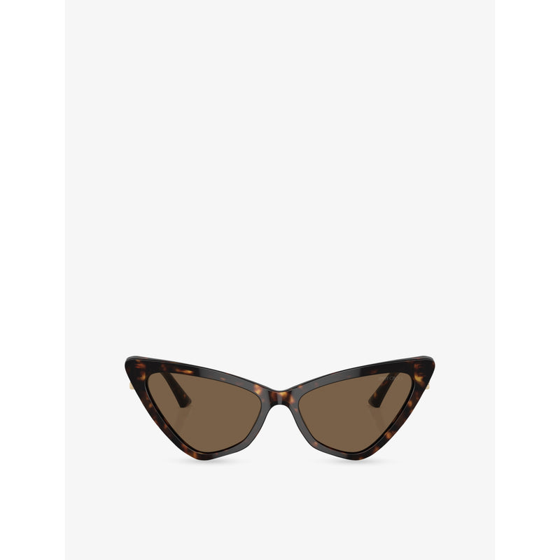 Jimmy Choo cat-eye acetate sunglasses JC5008 (British brand)