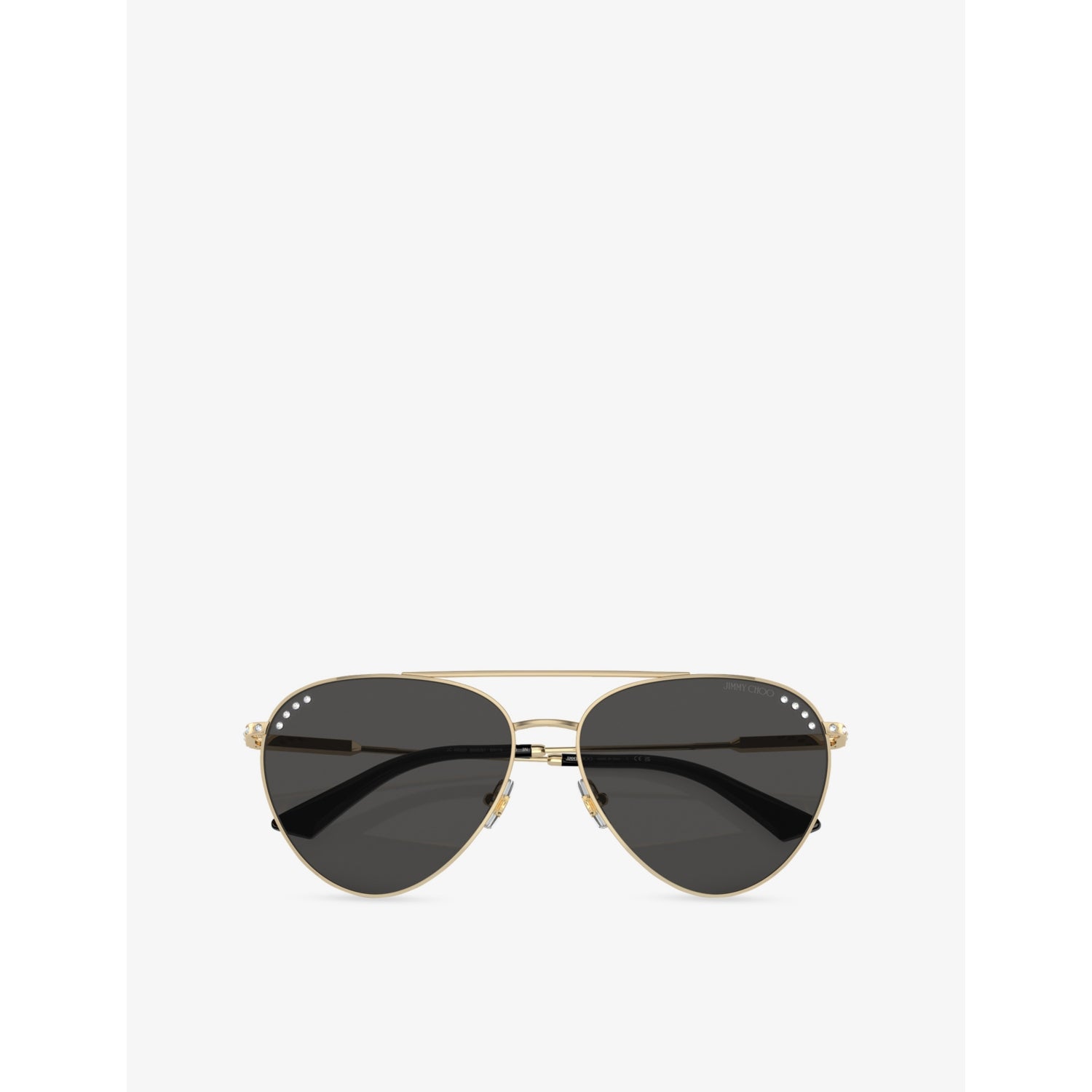 Jimmy Choo pilot-frame steel sunglasses, UK version