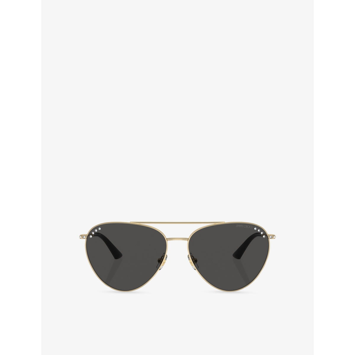 Jimmy Choo pilot-frame steel sunglasses, UK version