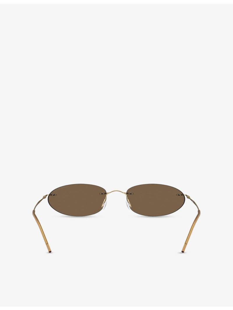Giorgio Armani AR1508M oval metal sunglasses - British product