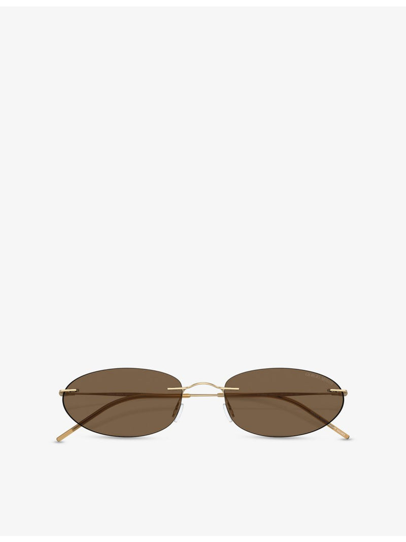 Giorgio Armani AR1508M oval metal sunglasses - British product