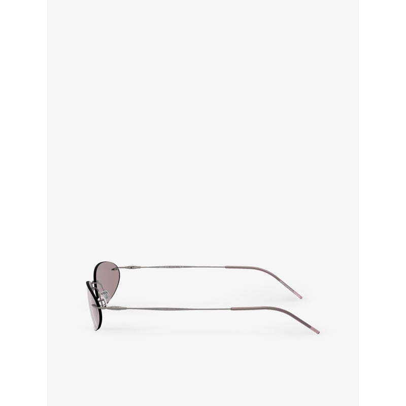 Giorgio Armani oval-frame metal sunglasses AR1508M, UK version