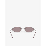 Giorgio Armani oval-frame metal sunglasses AR1508M, UK version