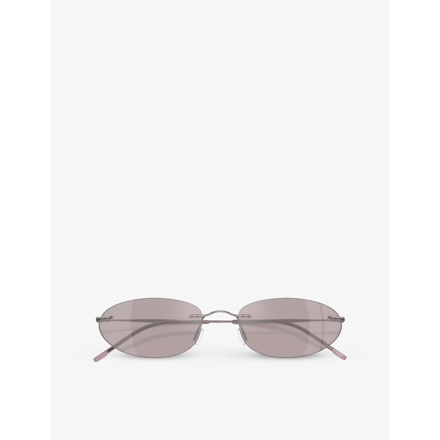Giorgio Armani oval-frame metal sunglasses AR1508M, UK version