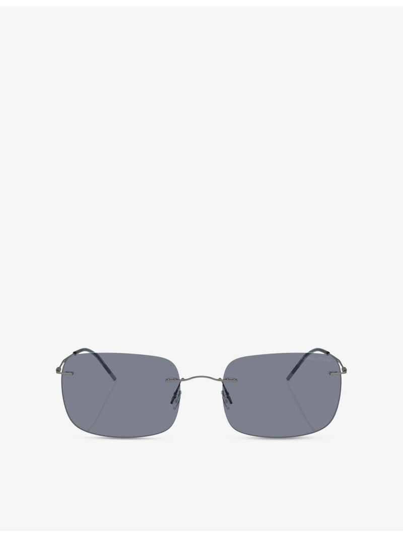 Giorgio Armani AR1512M pillow frame metal sunglasses (British brand)
