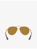 Dolce & Gabbana aviator metal sunglasses DG2302, imported from the UK