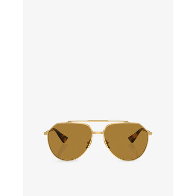selfridges Dolce & Gabbana DG2302 Aviator Metal Sunglasses- Buy online at McGrocer