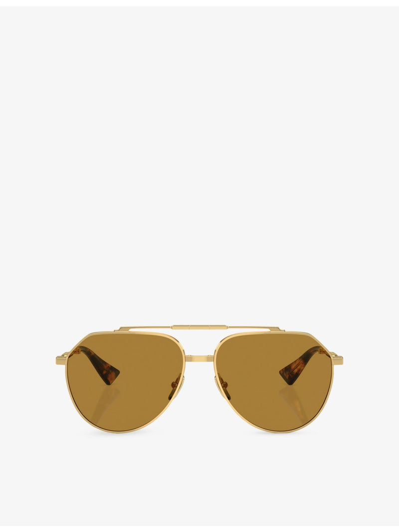 Dolce & Gabbana aviator metal sunglasses DG2302, imported from the UK