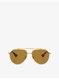 Dolce & Gabbana aviator metal sunglasses DG2302, imported from the UK