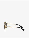 Dolce & Gabbana aviator metal sunglasses DG2302, imported from the UK
