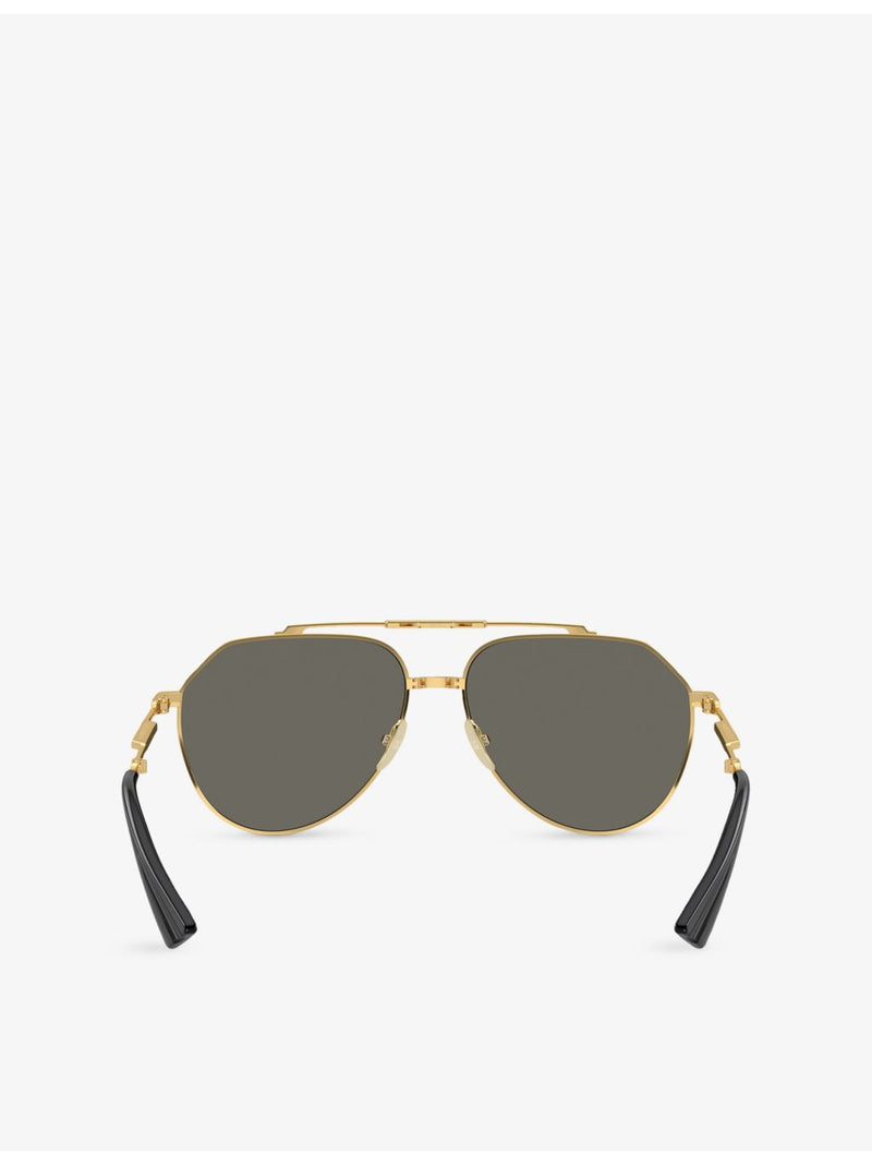 Dolce & Gabbana aviator metal sunglasses DG2302, imported from the UK