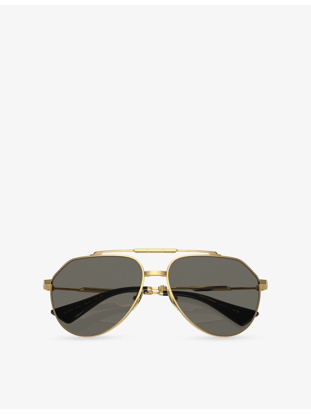 Dolce & Gabbana aviator metal sunglasses DG2302, imported from the UK