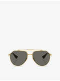 Dolce & Gabbana aviator metal sunglasses DG2302, imported from the UK