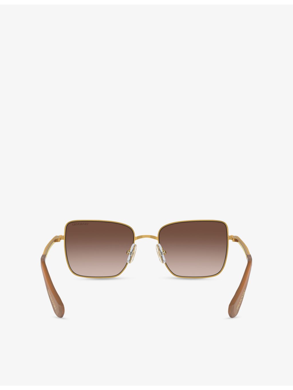 Swarovski square-frame metal sunglasses SK7015, UK version
