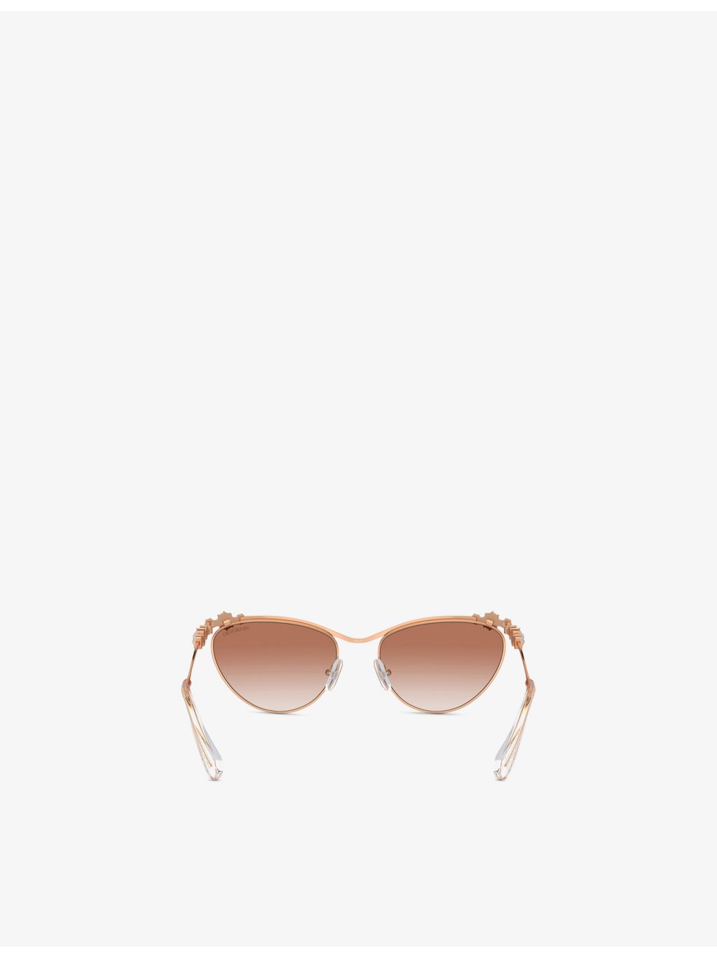 Swarovski oval frame metal sunglasses SK7017, UK version