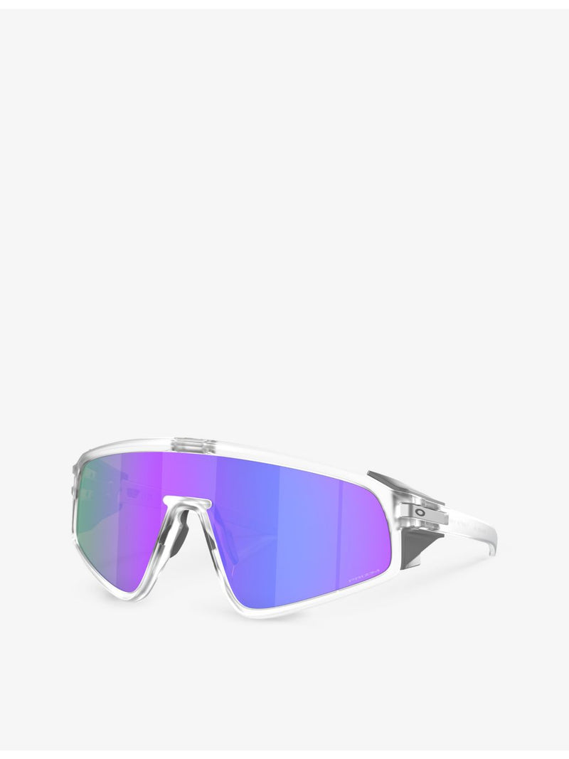 Oakley Latch shield-frame acetate sunglasses (British brand)