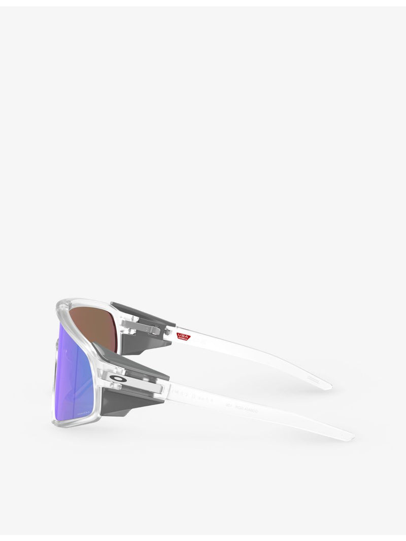 Oakley Latch shield-frame acetate sunglasses (British brand)
