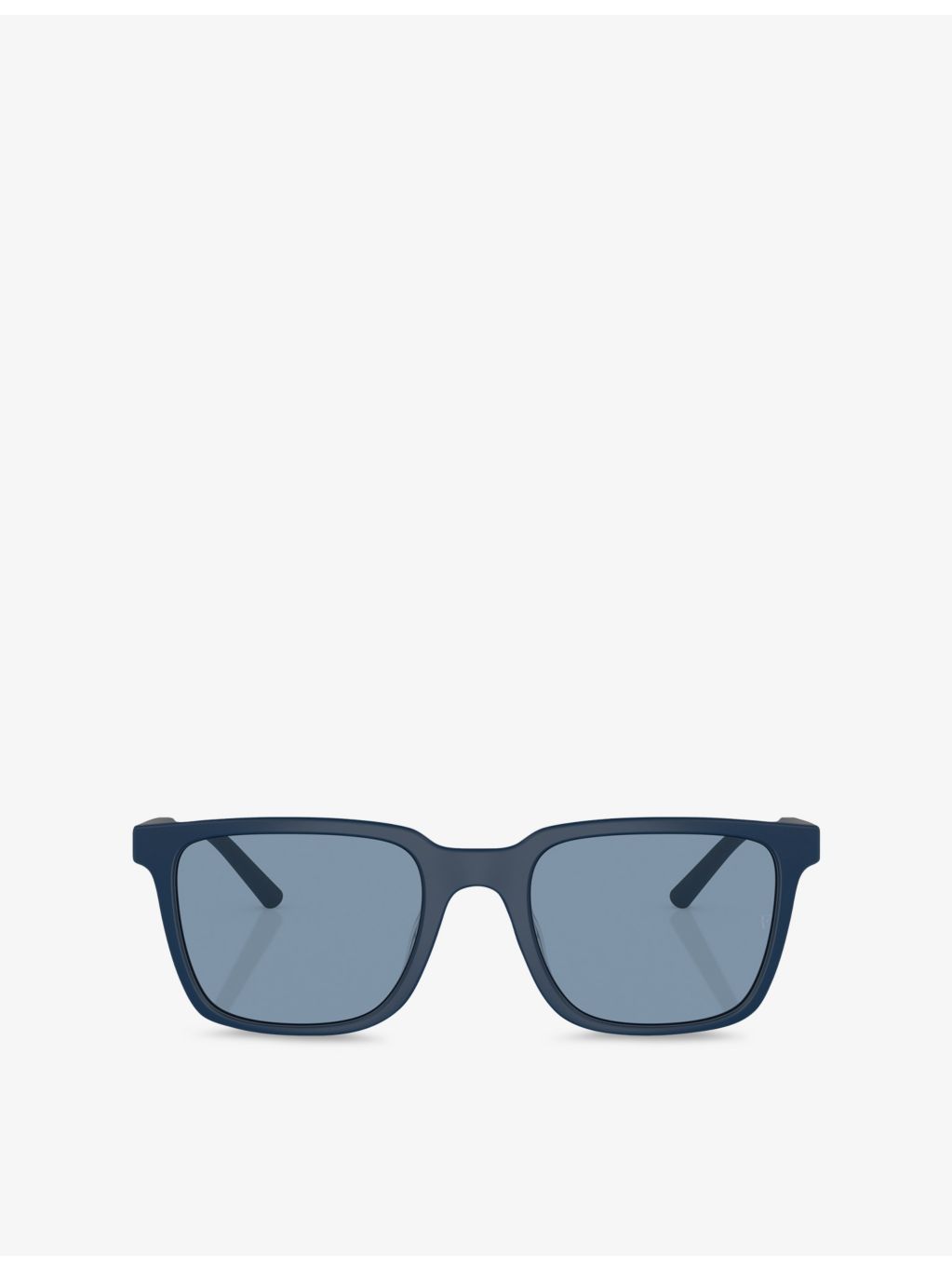 Oliver Peoples rectangle-frame acetate sunglasses, imported from the UK