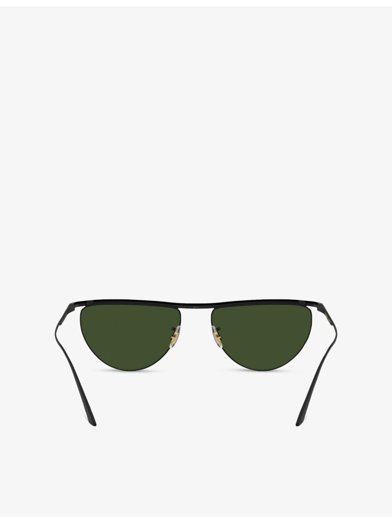 Oliver Peoples OV1342S 1984C round metal sunglasses, UK version