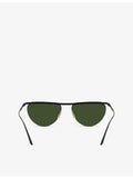 Oliver Peoples OV1342S 1984C round metal sunglasses, UK version