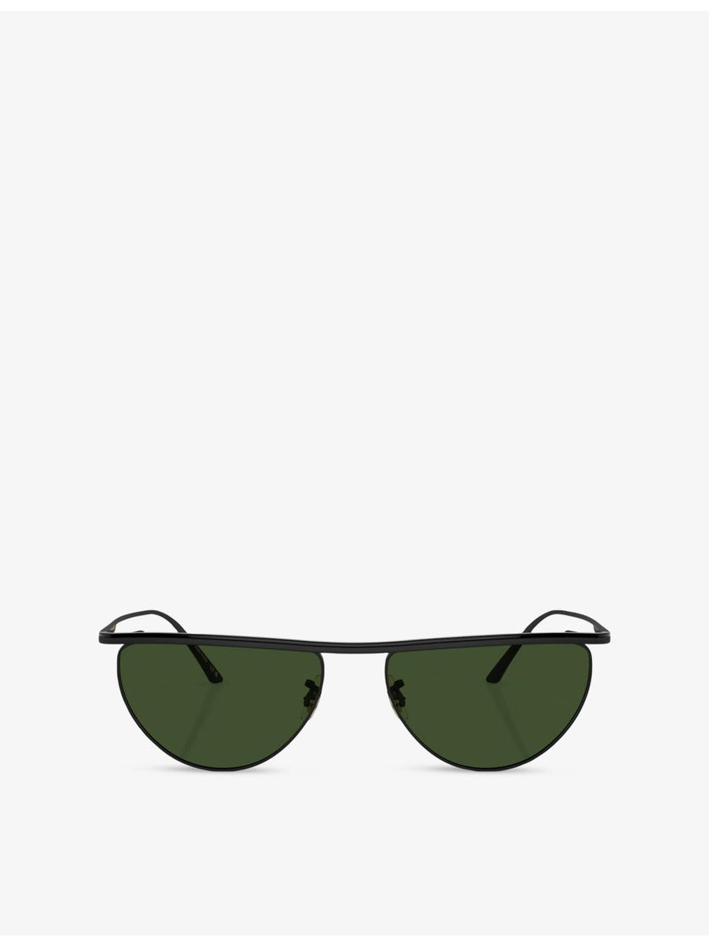 Oliver Peoples OV1342S 1984C round metal sunglasses, UK version