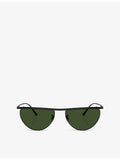 Oliver Peoples OV1342S 1984C round metal sunglasses, UK version