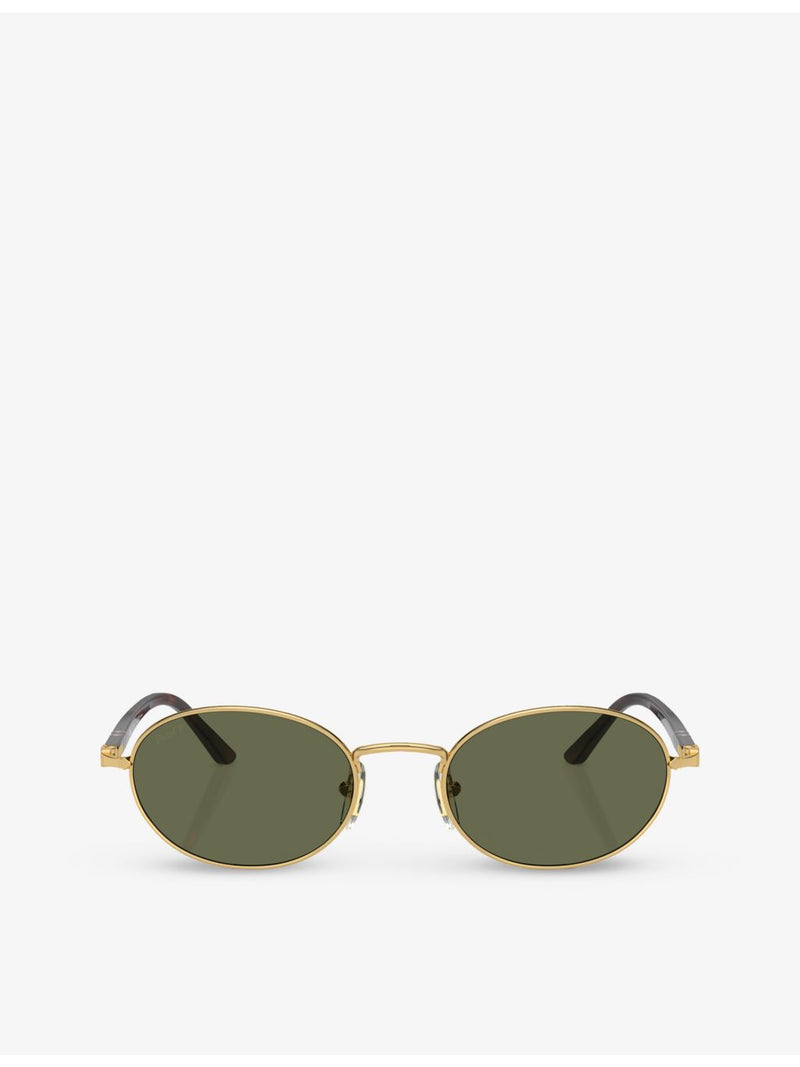 Persol Ida round-frame metal sunglasses, imported from the UK