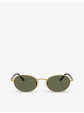 Persol Ida round-frame metal sunglasses, imported from the UK