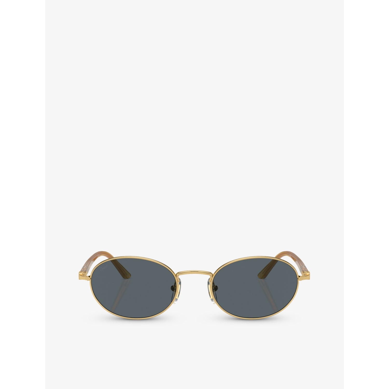 Persol PO1018S round-frame metal sunglasses (British brand)