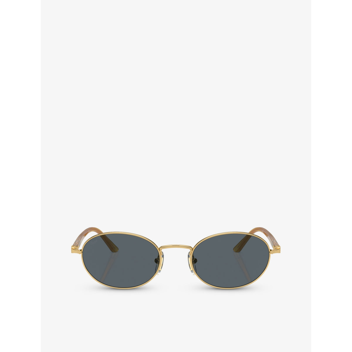 Persol PO1018S round-frame metal sunglasses (British brand)