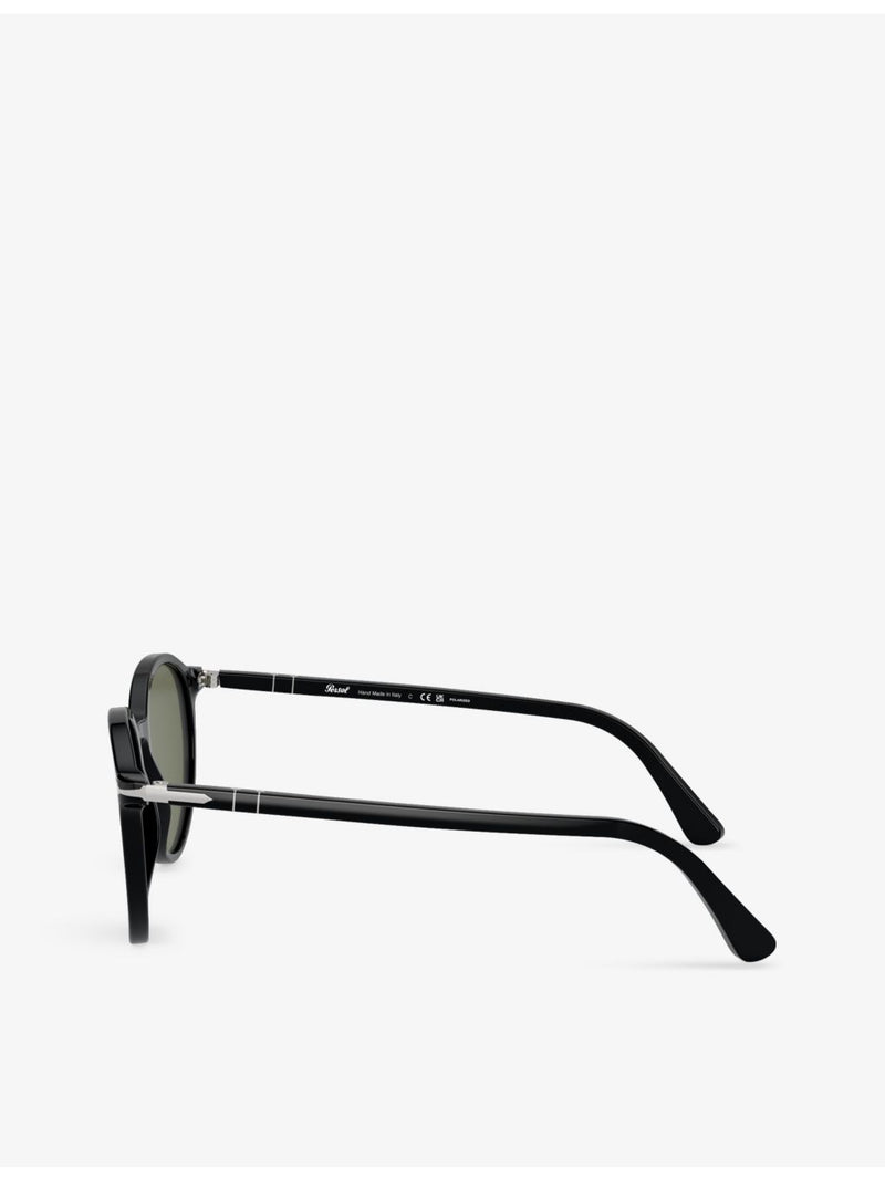 Persol PO3350S round-frame acetate sunglasses - British product