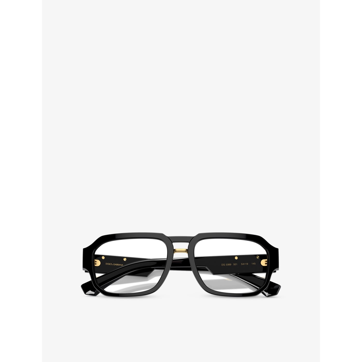 Dolce & Gabbana DG3389 pilot acetate optical glasses (British brand)