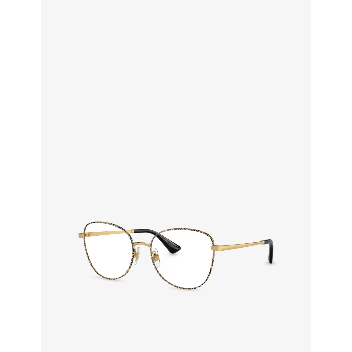 Dolce & Gabbana DG1355 round metal optical glasses, UK version